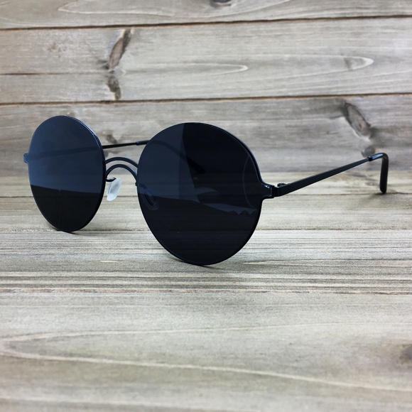 O2 Eyewear 8235 Rimless Round Sunglasses - Picture 2 of 8